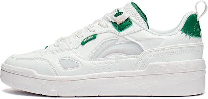 (Women) Li-Ning Common 80s 'White Grey Green' AGCT228-1 (Women) Li-Ning Common 80s 'White Grey Green' AGCT228-1