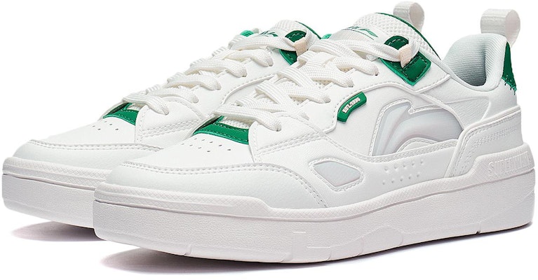 (W) Li-Ning Common 80s 'Putih Abu Hijau' Terbaru AGCT228-1 Lookbook (W) Li-Ning Common 80s 'Putih Abu Hijau' Terbaru AGCT228-1