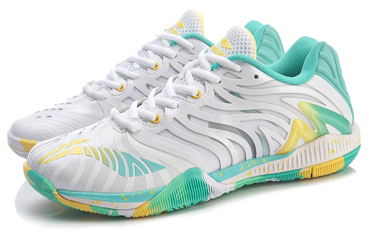 Lookbook (W) Li-Ning Cool Shark 3 ''Blanc Vert'' AYAR012-1