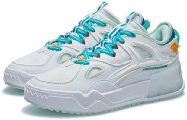 (W) Li-Ning Counterflow Low 'Putih Hijau Biru' AGCR290-2 Shop (W) Li-Ning Counterflow Low 'Putih Hijau Biru' AGCR290-2