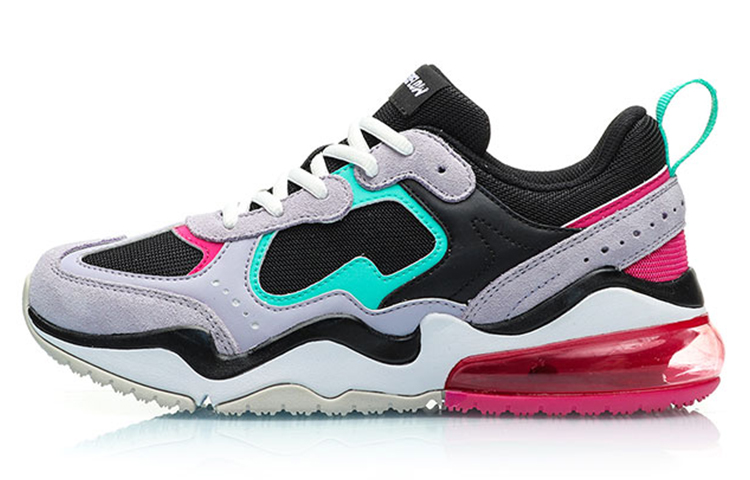 Buy (W) 李寧カウンターフロー ネオン (黒/灰/緑) AGCP138-1