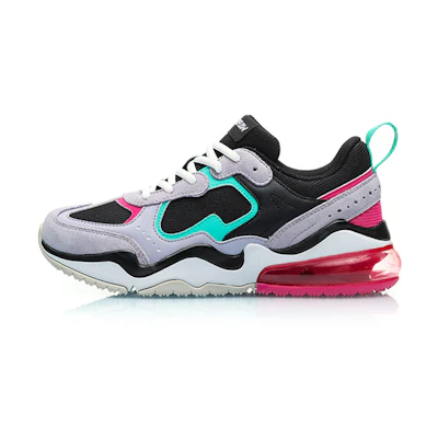 (W) Li-Ning Counterflow Neon 'Black Grey Green'
