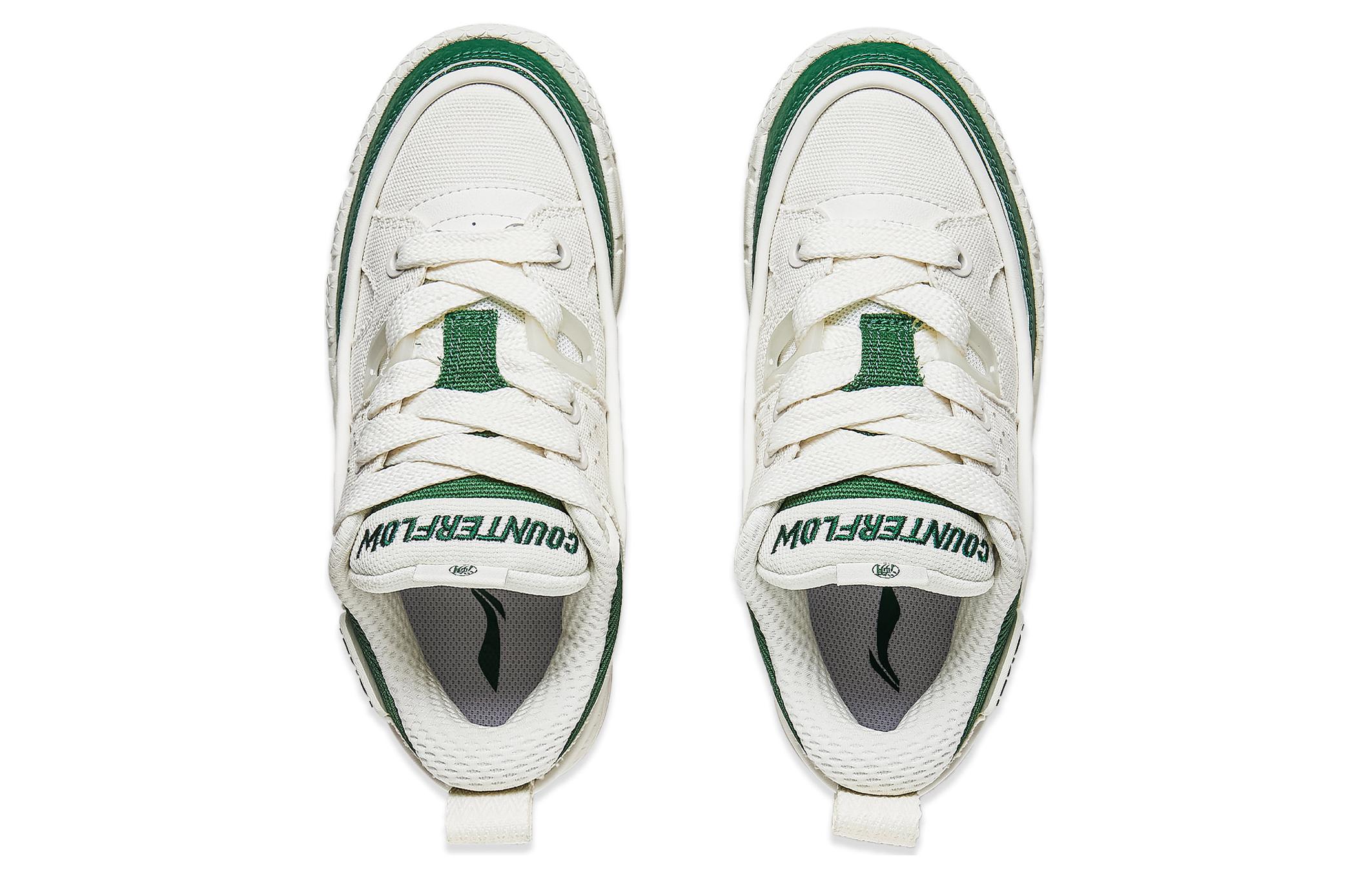 Shop (W) 李寧 カウンターフロー ザ・ワン 3.5 白緑 AGCT332-1