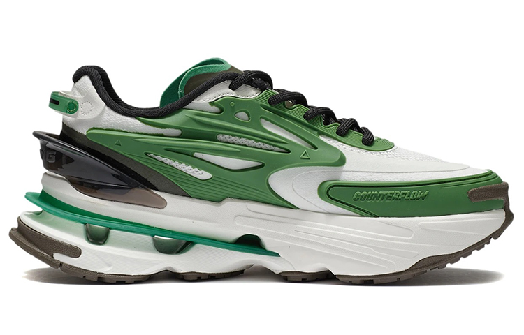 Order (Women) Li-Ning Countflow Wu Xing Xingshan 'Black White Green' AGLR308-4