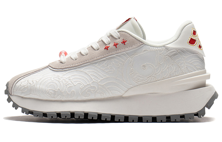 Buy 李寧 CF 旋鼓 錦繡 文武雙全 經典 低幫 運動休閒鞋 女款 雲霧白