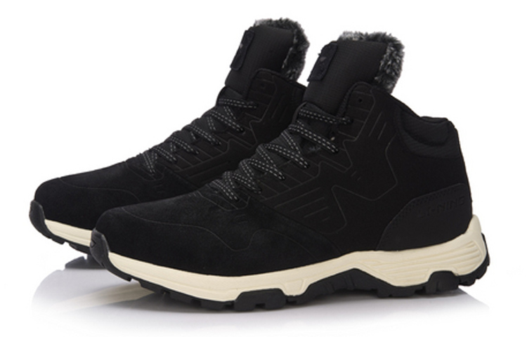 Lookbook (W) Li-Ning Cozy Mid ''Standard Schwarz'' Sneakers AGCM214-1