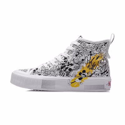 (W) Li-Ning Crazy Leisure Disney 'White Black'