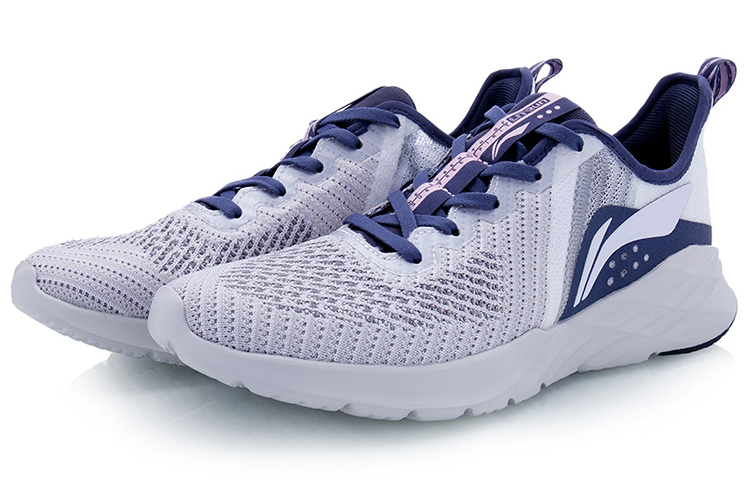 Lookbook LiNing李寧 瘋狂奔跑 減震跑步鞋 女款 白灰色