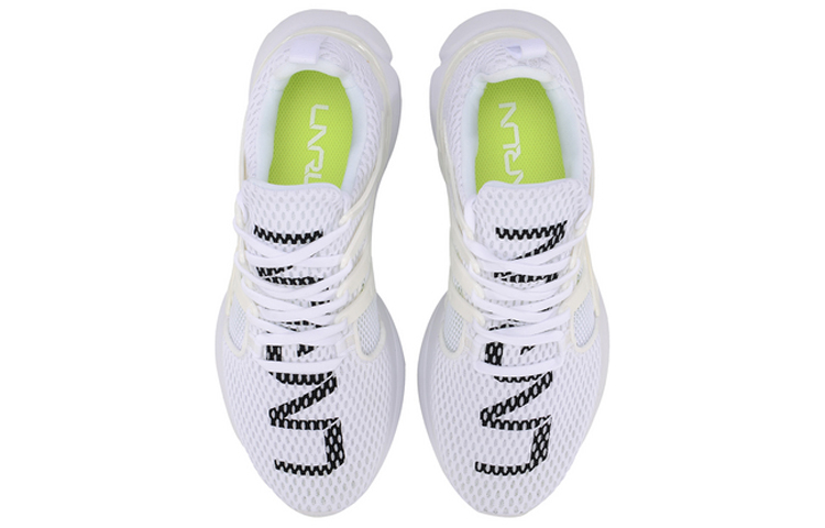 Shop 李宁Crazy Run X透氣減震低幫跑步鞋女款白