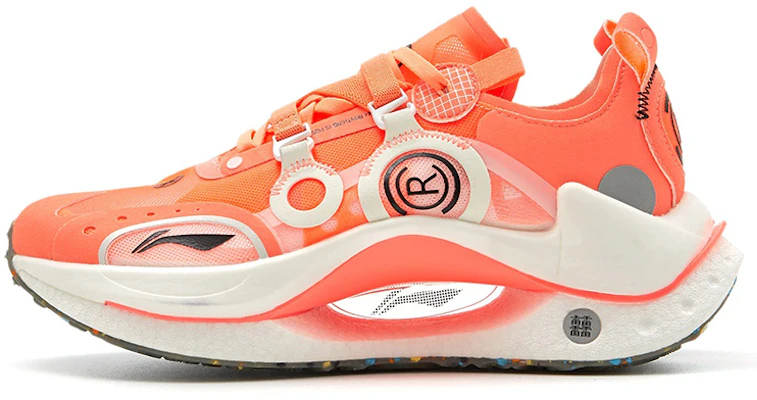 (W) Li-Ning CRC 'Oranye Neon Putih' AZGS022-4 Buy (W) Li-Ning CRC 'Oranye Neon Putih' AZGS022-4
