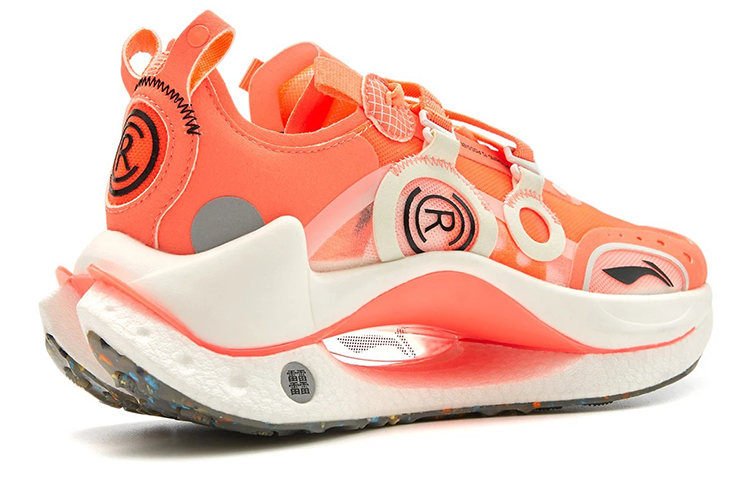 Sizing (W) Li-Ning CRC 'Oranye Neon Putih' AZGS022-4
