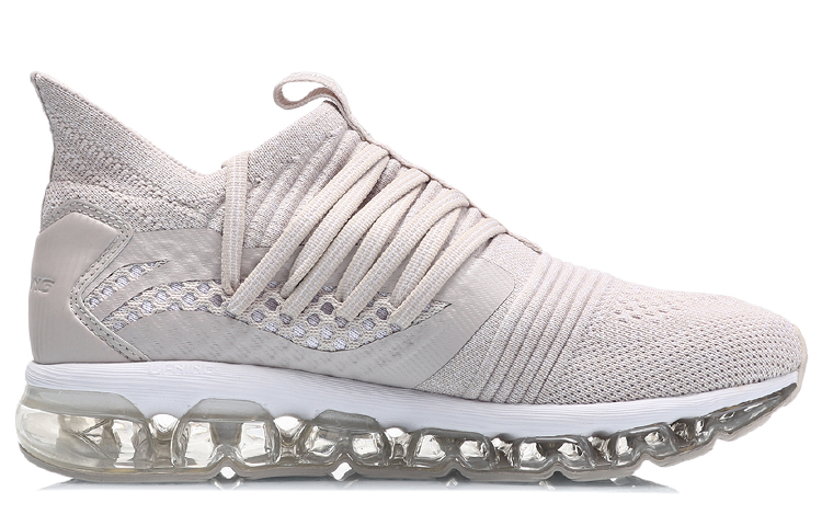 Order (Women) Li-Ning Cushion Running Shoes 'Grey White' ARHP152-4
