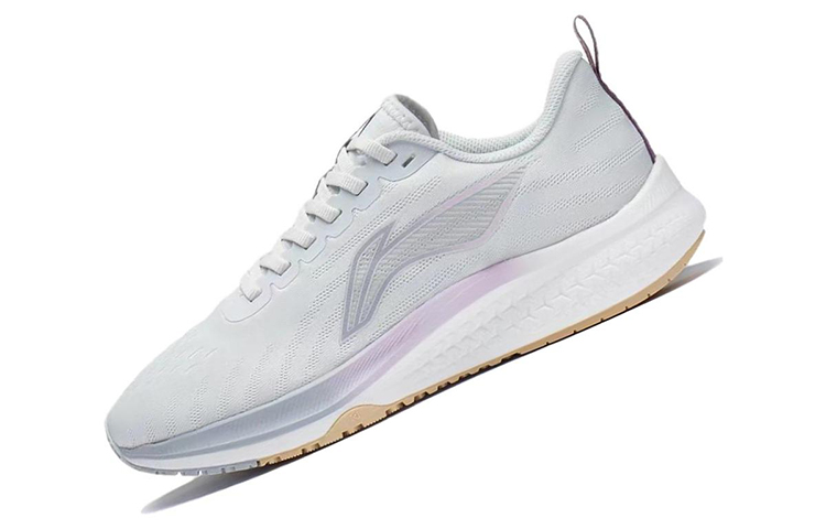 Shop 李寧 赤兔5 防滑耐磨輕便 低幫 跑步鞋 女款 灰紫