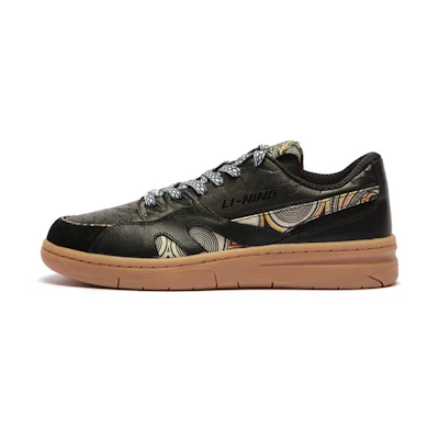 (W) Li-Ning Deluxe Low 'Black White Khaki'