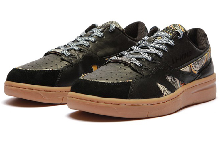 (W) Li-Ning Deluxe Low 'Black White Khaki' 圖 3