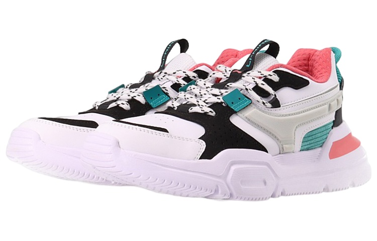 Lookbook (W) 李寧ディズニー ランニングシューズ ミッキー (白/青/ピンク) AGCQ216-2