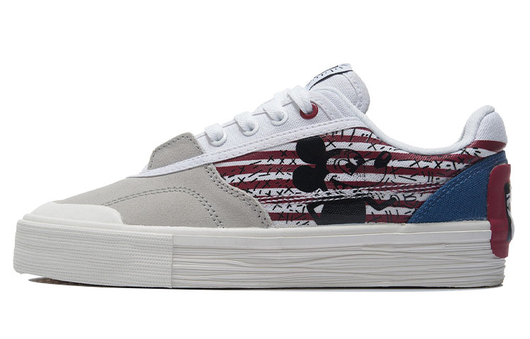 (Women) Li-Ning Disney x Skate Shoes Low 'White' AECR050-1