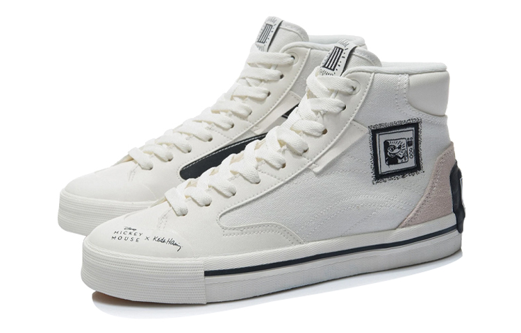 Lookbook (W) Li-Ning Disney x Skateboarding Mid ''Noir Blanc'' AECR062-4