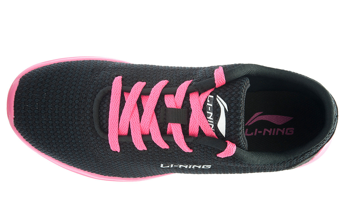 Lookbook (W) Li-Ning E-RUN ''Schwarz Rosa'' ARJK004-8