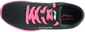 Lookbook (W) Li-Ning E-RUN ''Schwarz Rosa'' ARJK004-8