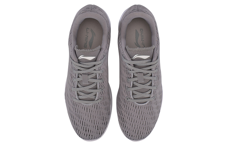 Shop (W) Li-Ning E-Run ''Grau Weiß'' ARBN078-4