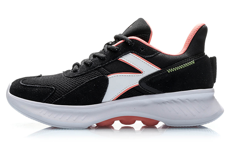 (Women) Li-Ning eazGo 'Black Shock-Absorbing Running' AREP024-4