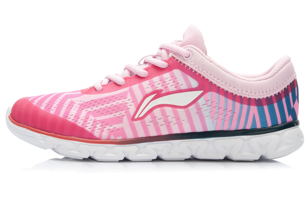 (Women) Li-Ning Element 'Shock-Absorbing Low Pink-White' ARHK016-4