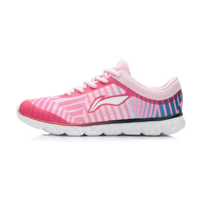 (W) Li-Ning Element 'Shock-Absorbing Low Pink-White'