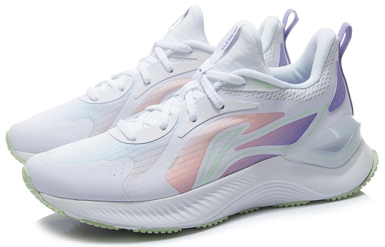 Lookbook (W) Li-Ning Element 'Blanco Estándar Azul Claro Morado' ARHR224-4