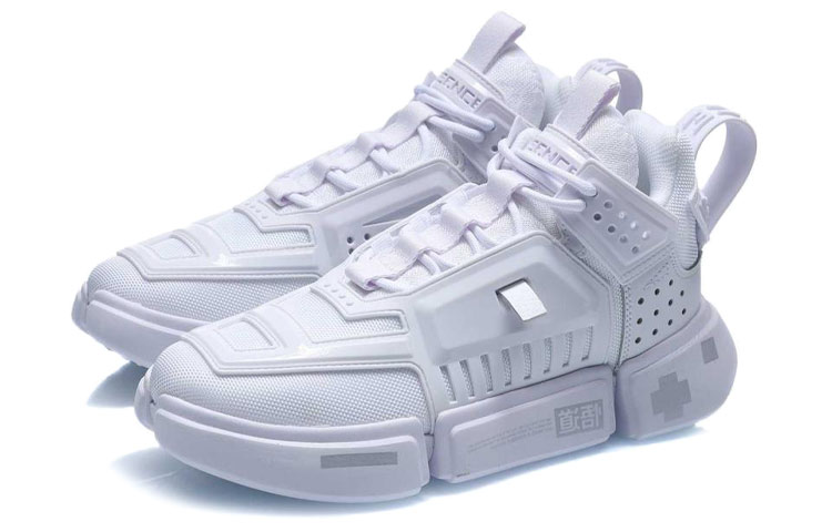 Lookbook 李宁 悟道 減震防滑耐磨 低幫 運動休閒鞋 女款 白