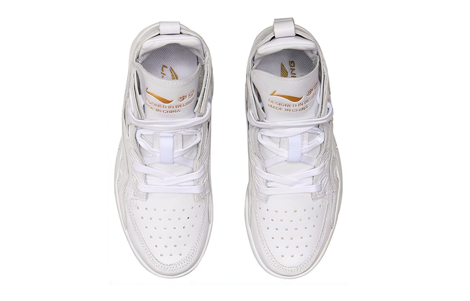 Lookbook LiNing李寧 937 2018巴黎時裝週走秀 ACE 高筒 復古籃球鞋 女款 白