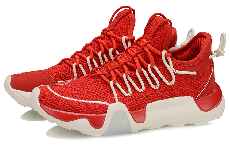 Lookbook (W) 李宁Essence Ace Mid '朱砂红' AGBQ022-3