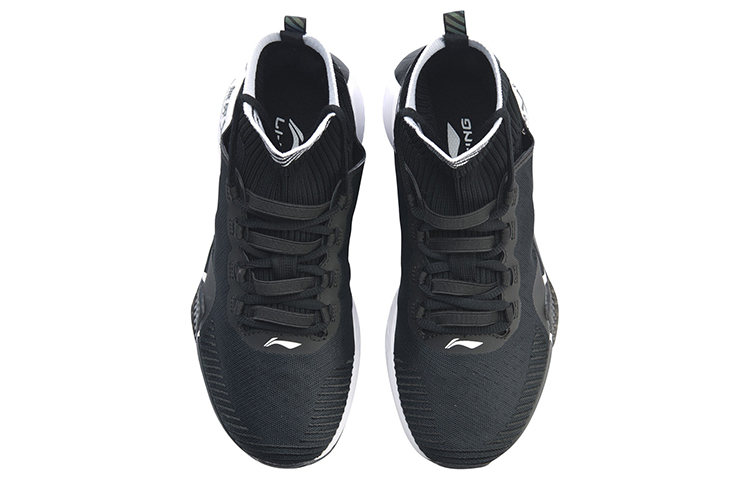 Shop (W) Li-Ning Essence High-Top Atmungsaktive Sneaker ''Schwarz Weiß'' AFJP006-1