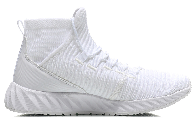 Order (W) Li-Ning Evolution ''Weiße High-Top Laufschuhe'' AGLN214-2
