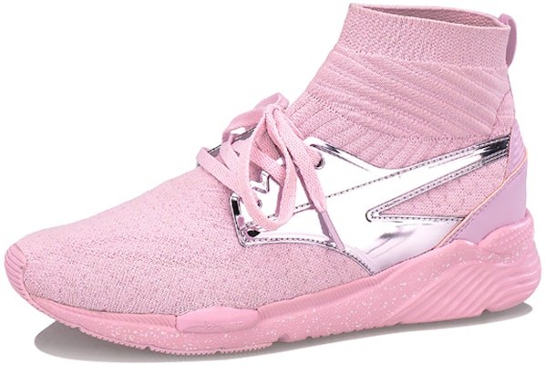 (W) Li-Ning Exceed High 'Pink Silver' Sepatu Wanita AGLM182-2 Order (W) Li-Ning Exceed High 'Pink Silver' Sepatu Wanita AGLM182-2