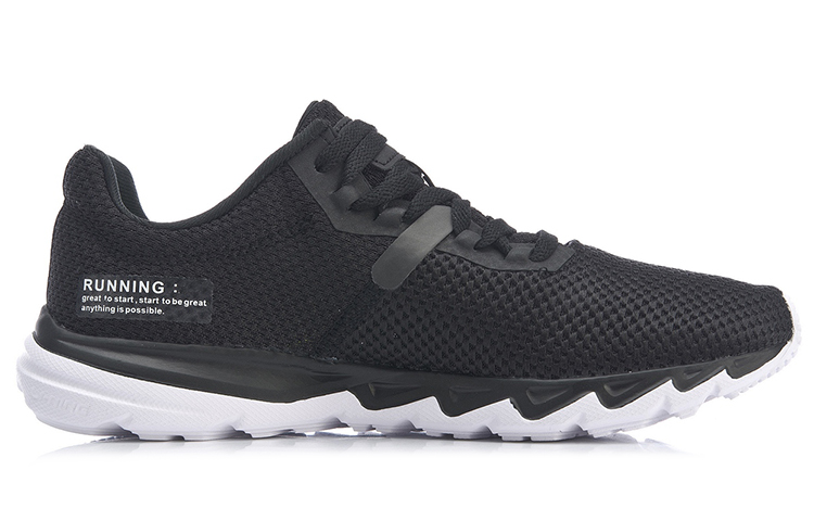 Order (W) Li-Ning EZ Runner Low 'Hitam' Sepatu Olahraga ARBP036-1