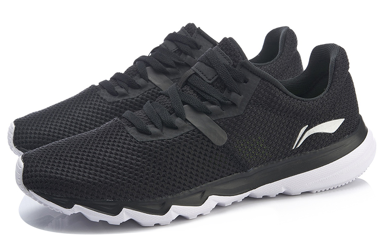 Lookbook (W) Li-Ning EZ Runner Low 'Hitam' Sepatu Olahraga ARBP036-1