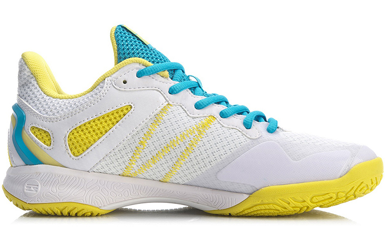Order LiNing李寧 鶚鷹4 透氣耐磨羽球鞋 女款 白黃