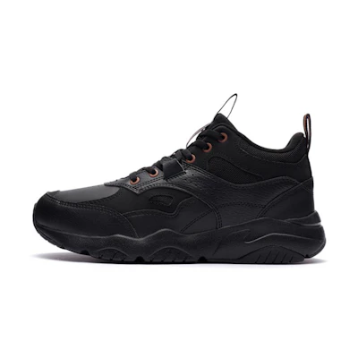 (W) Li-Ning Fashion Mid-Top 'Breathable Black'