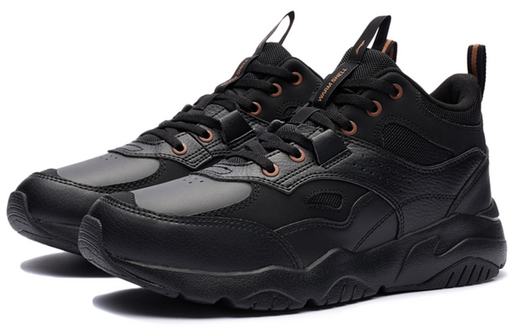 Lookbook (W) 李宁时尚中帮鞋“透气黑” AGCR464-1