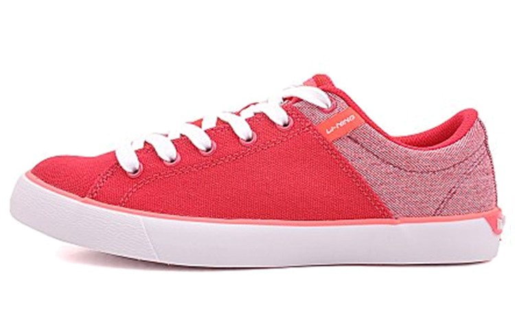 (Women) Li-Ning Fashion Patchwork Low 'Street Red' ALAJ044-1