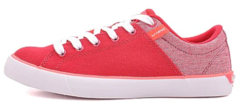 (Women) Li-Ning Fashion Patchwork Low 'Street Red' ALAJ044-1 (Women) Li-Ning Fashion Patchwork Low 'Street Red' ALAJ044-1