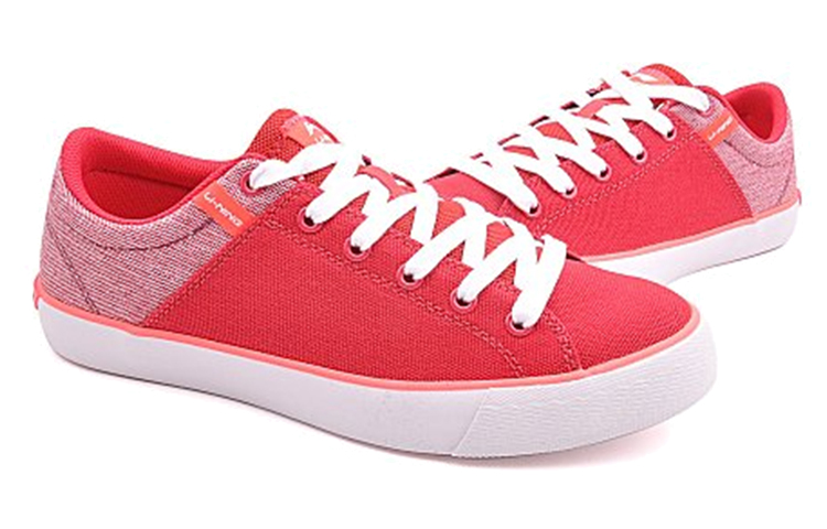 Shop (W) Li-Ning Fashion Patchwork Low 'Merah Jalanan' ALAJ044-1