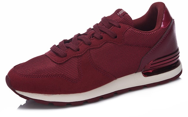 (W) Li-Ning Sneakers Fesyen 'Burgundy' GLKM128-3 Order (W) Li-Ning Sneakers Fesyen 'Burgundy' GLKM128-3