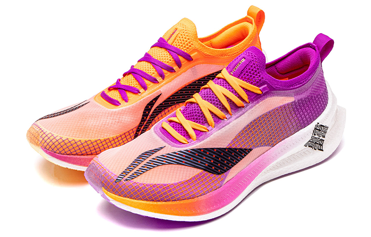 Lookbook (W) Li-Ning FeiDian 2.0 Elite ''Paars Oranje'' ARMQ014-1