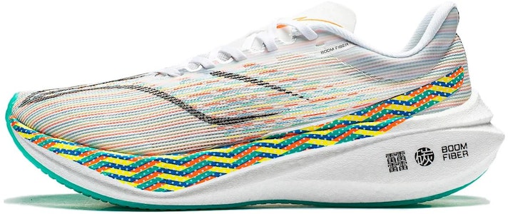 李宁 飛電3.0挑戰者䨻絲 防滑透氣回彈 低幫跑步鞋 女款 白黃綠 Buy 李宁 飛電3.0挑戰者䨻絲 防滑透氣回彈 低幫跑步鞋 女款 白黃綠