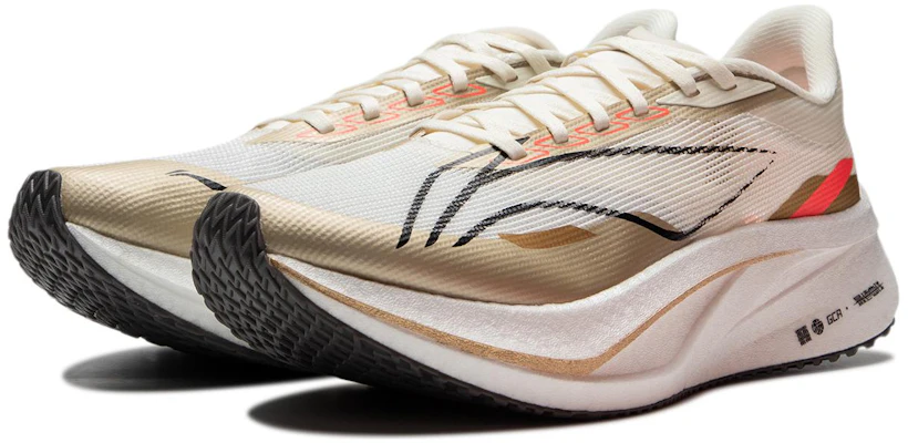 (Women) Li-Ning Feidian 4 Challenger 'White Brown' ARMU006-24 Lookbook (Women) Li-Ning Feidian 4 Challenger 'White Brown' ARMU006-24