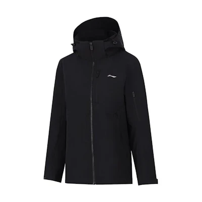 (Women) Li-Ning Fitness Series Black 3-in-1 Hooded Sports Jacket AWBT014-5