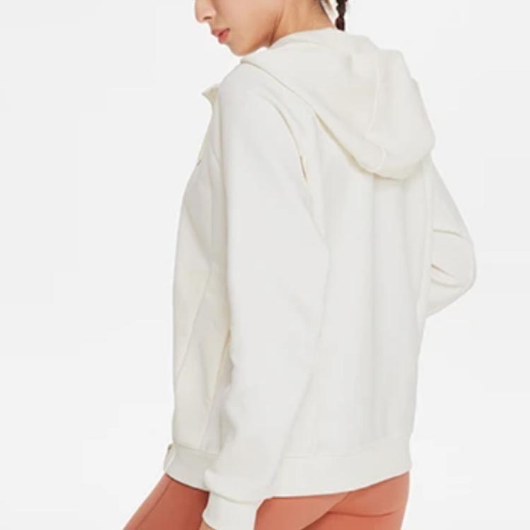 (Women) Li-Ning Fitness Series Logo Print Hoodie Jacket - Off-White AWDS030-8 圖 5