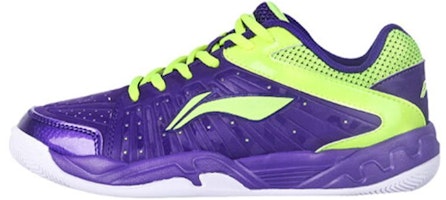 (Women) Li-Ning Flash 'Purple Fluorescent Green' AYTM032-1 (Women) Li-Ning Flash 'Purple Fluorescent Green' AYTM032-1